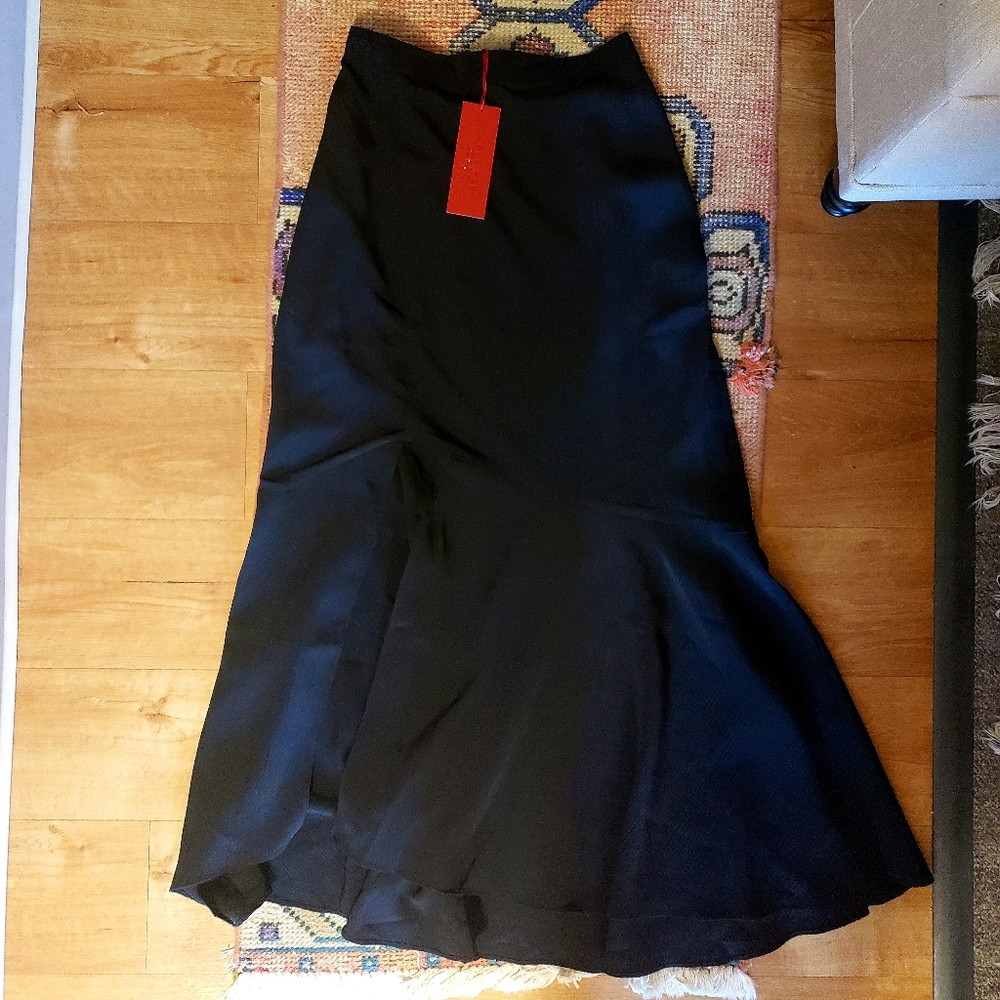 Jennifer Lopez Black Skirt with Side Slit - NWT